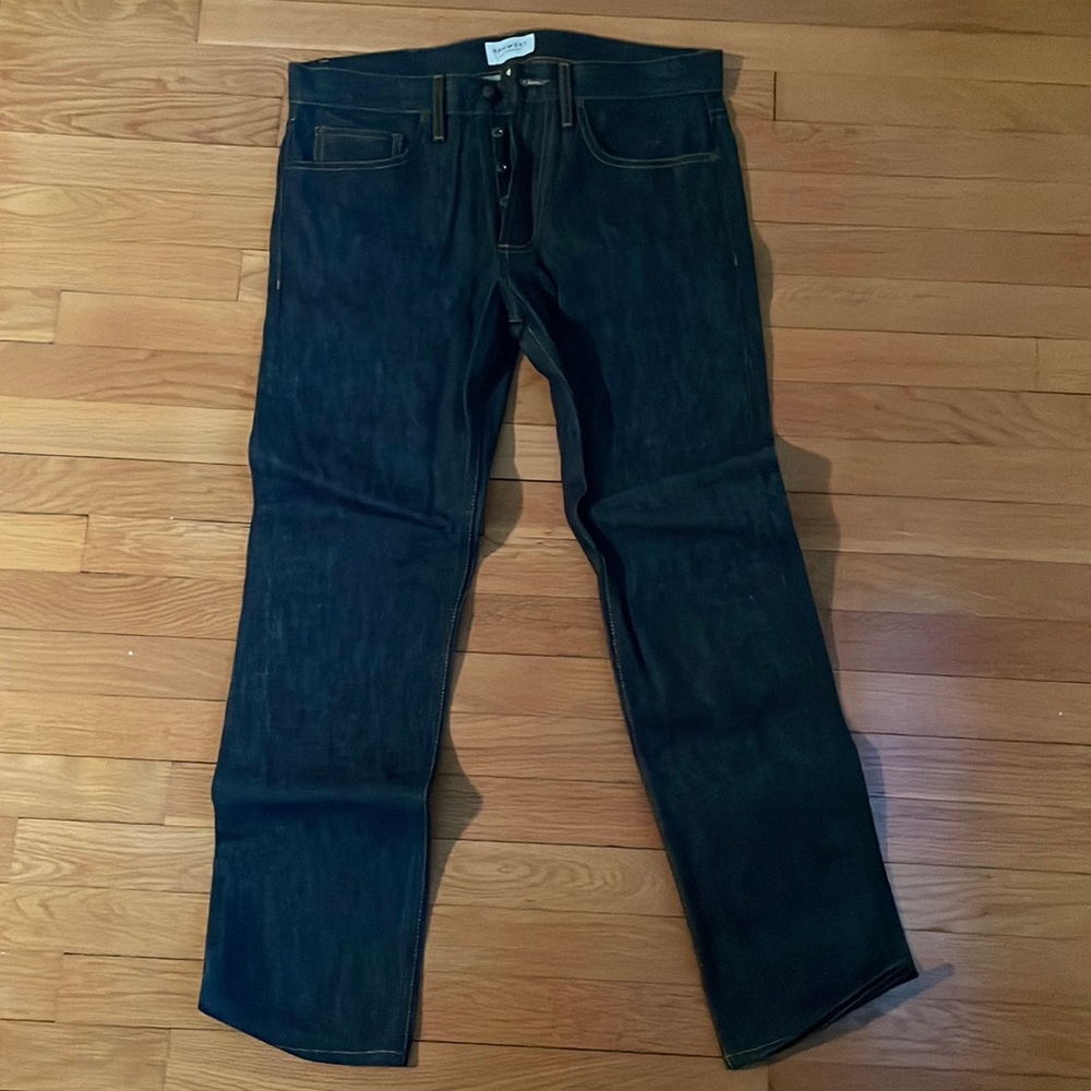 RPM West Premium Selvedge Raw Denim Jeans - Dark Wash - Never Worn